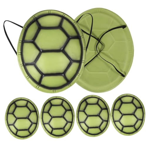 Kisangel 6Stücke Schildkrötenpanzer Kostüm Für Halloween Cosplay Schildkrötenkostüm Zubehör Für Feste Und Verkleidungen Für Kleinkinder Kisangel 6Stücke Schildkrötenpanzer Kostüm Für Halloween Cosplay Schildkrötenkostüm Zubehör Für Feste Und Verkleidungen Für Kleinkinder von Kisangel