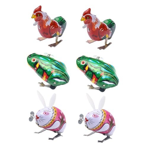Kisangel 6Stücke Teiliges Aufziehspielzeug für Kreative Tierfiguren aus Robustem Fördert Vorstellungskraft und Kognitive Fähigkeiten für Jungen Ostern Kisangel 6Stücke Teiliges Aufziehspielzeug für Kreative Tierfiguren aus Robustem Fördert Vorstellungskraft und Kognitive Fähigkeiten für Jungen Ostern von Kisangel