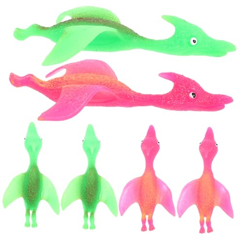 Kisangel 6Stücke Teiliges Dinosaurier Finger Dehnbare Dinosaurier Für Spaß Und Stressabbau Zufällige Farben Für Partys Und Spiele Im Freien von Kisangel