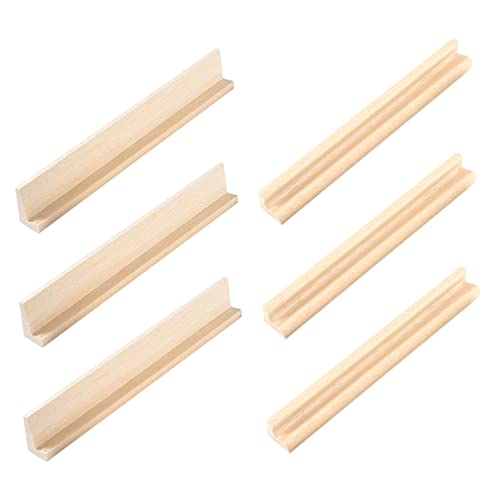 Kisangel 6Stücke Teiliges Holz Domino Multifunktionale Tischhalterung Für Dominosteine Und Spielkarten Für Kreative Spiele Und Lernaktivitäten Kisangel 6Stücke Teiliges Holz Domino Multifunktionale Tischhalterung Für Dominosteine Und Spielkarten Für Kreative Spiele Und Lernaktivitäten von Kisangel