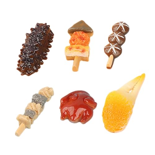 Kisangel 6Stücke Teiliges Snack Requisiten Aus Simulierte Lebensmittel Für DIY Deko Foto Requisiten Und Kreative Gestaltung Kisangel 6Stücke Teiliges Snack Requisiten Aus Simulierte Lebensmittel Für DIY Deko Foto Requisiten Und Kreative Gestaltung von Kisangel