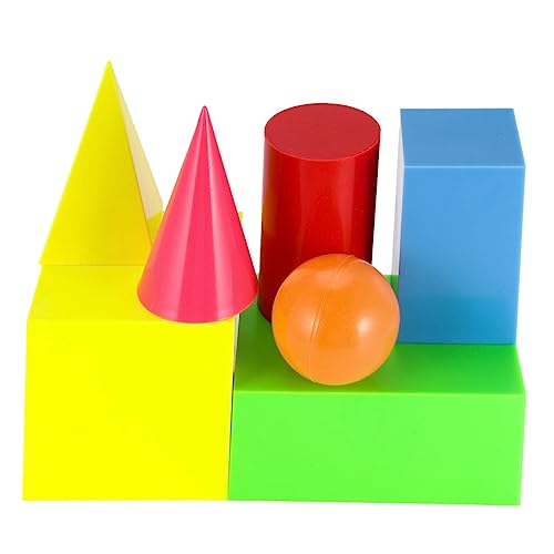 Kisangel 7 Stück Geometrisches Modell Lehrmittel bausteine mathematisches Modell Bausteine der Früherziehung Bunt Kisangel 7 Stück Geometrisches Modell Lehrmittel bausteine mathematisches Modell Bausteine der Früherziehung Bunt von Kisangel