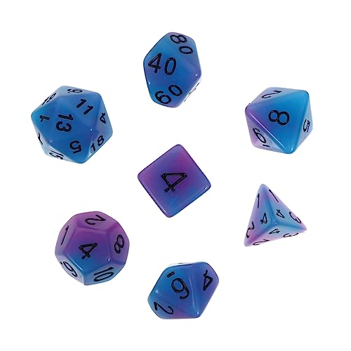 Kisangel 7 Stück Requisiten Für Brettspiele Lustige Würfel Spiel Requisiten Würfel Leuchtende Würfel Mehrseitige Spielwürfel Zubehör Für Partywürfel Blue Harz Kisangel 7 Stück Requisiten Für Brettspiele Lustige Würfel Spiel Requisiten Würfel Leuchtende Würfel Mehrseitige Spielwürfel Zubehör Für Partywürfel Blue Harz von Kisangel