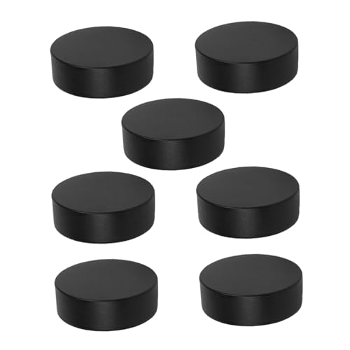 Kisangel 7 Stück Teiliges Mini-Eishockey-Pucks aus Weichem Pu-Schaumstoff Leicht und Geräuscharm für Hockey-Training Indoor-Spiele und Kindgerechtes Üben von Kisangel