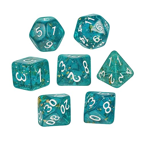 Kisangel 7 Stück Transparente Würfel Acrylwürfel Spielwürfel Acryl Würfel Partywürfel aus Acryl Würfel lustige Würfelspiel-Requisiten polyedrische Würfel Blue Kisangel 7 Stück Transparente Würfel Acrylwürfel Spielwürfel Acryl Würfel Partywürfel aus Acryl Würfel lustige Würfelspiel-Requisiten polyedrische Würfel Blue von Kisangel