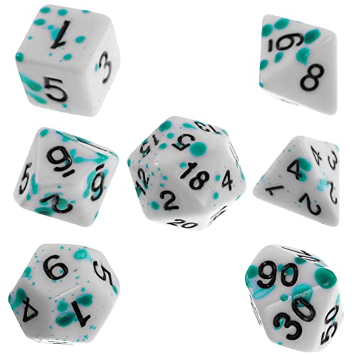 Kisangel 7 Stück facettierte Würfel mehrseitige Würfel Unterhaltungswürfel Zahlenwürfel Partywürfel Partyspielwürfel Bunte Würfel Brettspiele Würfel Acryl Kisangel 7 Stück facettierte Würfel mehrseitige Würfel Unterhaltungswürfel Zahlenwürfel Partywürfel Partyspielwürfel Bunte Würfel Brettspiele Würfel Acryl von Kisangel