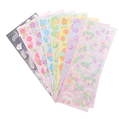 Kisangel 8 Blatt DIY Scrapbooking Aufkleber Vintage Dekoration Aufkleber für Bastelbedarf für Notizbücher und Alben Stil Zufällig Kreative Projekte und Kisangel 8 Blatt DIY Scrapbooking Aufkleber Vintage Dekoration Aufkleber für Bastelbedarf für Notizbücher und Alben Stil Zufällig Kreative Projekte und von Kisangel