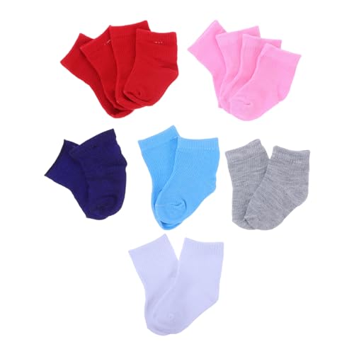 Kisangel 8 Paare Bunte Puppensocken für Puppen Kleine Leichte Socken als Dekoratives und Puppenzubehör für DIY und Haus Dekoration Kisangel 8 Paare Bunte Puppensocken für Puppen Kleine Leichte Socken als Dekoratives und Puppenzubehör für DIY und Haus Dekoration von Kisangel