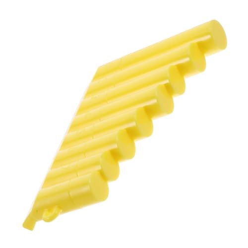 Kisangel 8 Panflöte Kinderflöteninstrument Musikschlüssel Okarina Instrument Spielzeugflöte Khaen Instrument Nasenflöte Holzblasinstrument Flötenpfeife Holzflöte Bassflöte Kunststoff Rosy von Kisangel