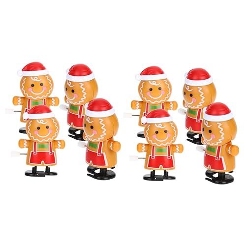 Kisangel 8 Stck Teiliges Weihnachts Aufziehspielzeug Lebkuchenmann Lustiges für Weihnachtsfeier Kreative Figuren Sicher und Einfach zu Bedienen Kisangel 8 Stck Teiliges Weihnachts Aufziehspielzeug Lebkuchenmann Lustiges für Weihnachtsfeier Kreative Figuren Sicher und Einfach zu Bedienen von Kisangel