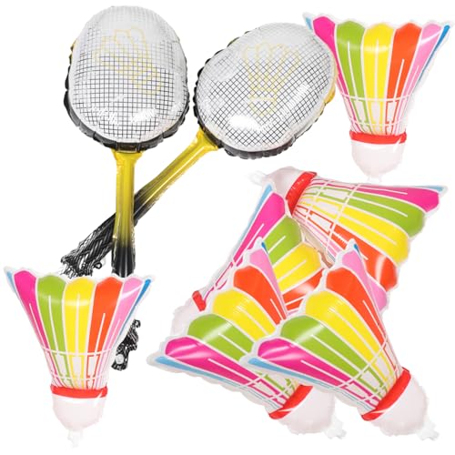 Kisangel 8 Stück Aufblasbare Badmintonballons für Partydekorationen Aluminiumfolie Badminton Racket Ballons für Sportliche Geburtstagsfeiern und Außenbereich Einfache Handhabung Vielseitig Kisangel 8 Stück Aufblasbare Badmintonballons für Partydekorationen Aluminiumfolie Badminton Racket Ballons für Sportliche Geburtstagsfeiern und Außenbereich Einfache Handhabung Vielseitig von Kisangel