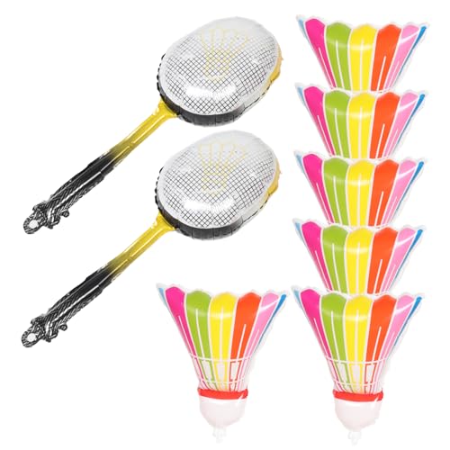 Kisangel 8 Stück Badmintonschläger Ballon Kleine Sportdekorationen Bunter Federball Für Rosa Badmintonball Folienballons Badminton Ballons Riesig Große Themenform Geburtstag Kisangel 8 Stück Badmintonschläger Ballon Kleine Sportdekorationen Bunter Federball Für Rosa Badmintonball Folienballons Badminton Ballons Riesig Große Themenform Geburtstag von Kisangel