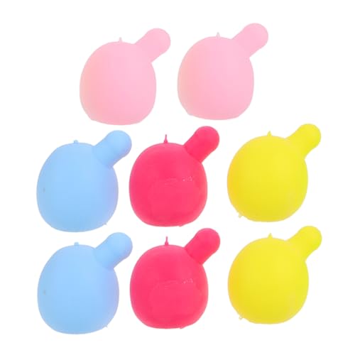 Kisangel 8 Stück Blasenblasenkern Quetschspielzeugzubehör Puppenherstellungsteile Quietscher Ersatz Blasenquetscheinsätze DIY-Squeeze Quietscher Für Quetschspielzeugeinsatz PVC von Kisangel