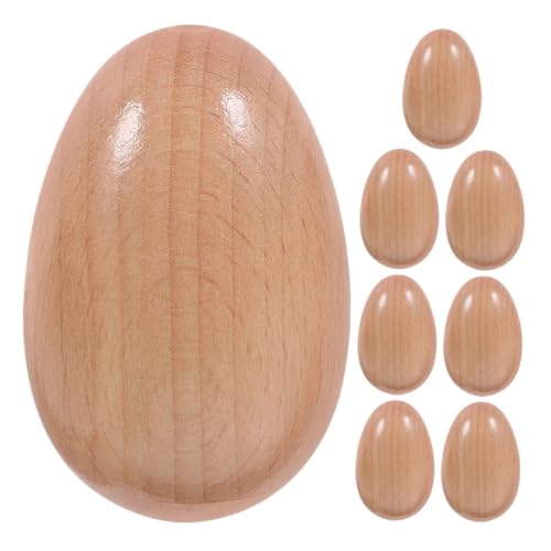 Kisangel 8 Stück Holz Eierschüttler Orff Schlaginstrumente Für Musikspielzeug Für Die Vorschul Früherziehung Rhythmus Eier Kisangel 8 Stück Holz Eierschüttler Orff Schlaginstrumente Für Musikspielzeug Für Die Vorschul Früherziehung Rhythmus Eier von Kisangel