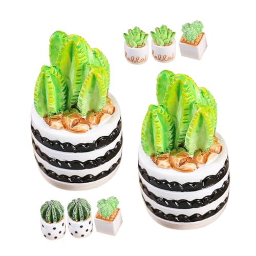 Kisangel 8 Stück Kaktus Ornament Miniaturen Pflanzendekor Groß Für Zuhause Und Draußen Botanisch Im Topf Miniatur Bonsai Schmücken Simulierter Bonsai Mini DIY Bonsai Modell Kisangel 8 Stück Kaktus Ornament Miniaturen Pflanzendekor Groß Für Zuhause Und Draußen Botanisch Im Topf Miniatur Bonsai Schmücken Simulierter Bonsai Mini DIY Bonsai Modell von Kisangel