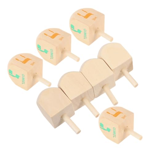 Kisangel 8 Stück Kreiselspielzeug Für Dreidel-Spiel Chanukka- Chanukka-Dekorationen Hanukka - Chanukka-Kranz Chanukka-plüsch Hagazussa Kreisel Für Holz Kisangel 8 Stück Kreiselspielzeug Für Dreidel-Spiel Chanukka- Chanukka-Dekorationen Hanukka - Chanukka-Kranz Chanukka-plüsch Hagazussa Kreisel Für Holz von Kisangel