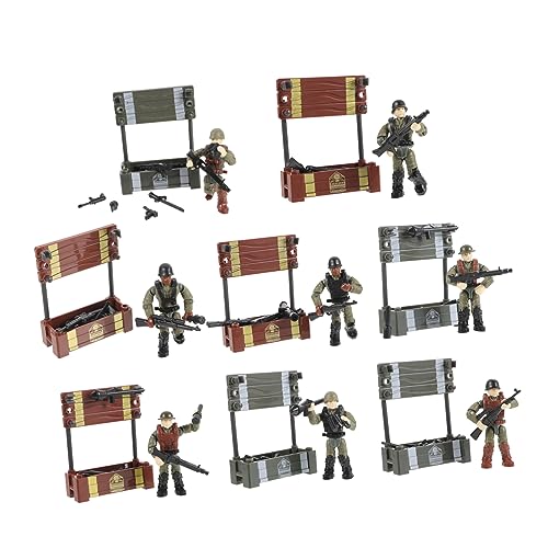 Kisangel 8 Stück Militärisches Bausteinmodell winzige Figuren kleine Leute Mini People Model Miniaturleute kleine Menschenfiguren Mini-Leute Mini -Figur Menschenfiguren modellieren Plastik Kisangel 8 Stück Militärisches Bausteinmodell winzige Figuren kleine Leute Mini People Model Miniaturleute kleine Menschenfiguren Mini-Leute Mini -Figur Menschenfiguren modellieren Plastik von Kisangel