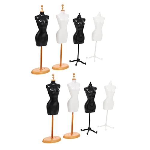 Kisangel 8 Stück Mini Puppen Kleiderständer Teiliges Puppen Mannequin zur Präsentation von Puppenkleidern für Mini Häuser und Spielzeugzubehör Kisangel 8 Stück Mini Puppen Kleiderständer Teiliges Puppen Mannequin zur Präsentation von Puppenkleidern für Mini Häuser und Spielzeugzubehör von Kisangel