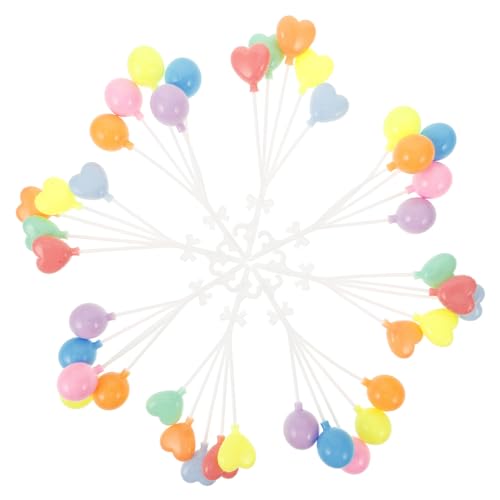 Kisangel Puppenhaus Zubehör Kit Mini Luftballons Kuchen Topper Miniatur Ballon Spielzeug Set Miniatur Szene Verzierungen Kisangel Puppenhaus Zubehör Kit Mini Luftballons Kuchen Topper Miniatur Ballon Spielzeug Set Miniatur Szene Verzierungen von Kisangel