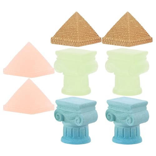 Kisangel 8 Stück Säulen Und Pfeiler Ägyptische Figuren, Griechische Säule Sandtischmodell Säulen Zur Dekoration Figur Aus Dem Alten Ägypten Ägyptische Pyramide Desktop-Statue Harz Kisangel 8 Stück Säulen Und Pfeiler Ägyptische Figuren, Griechische Säule Sandtischmodell Säulen Zur Dekoration Figur Aus Dem Alten Ägypten Ägyptische Pyramide Desktop-Statue Harz von Kisangel