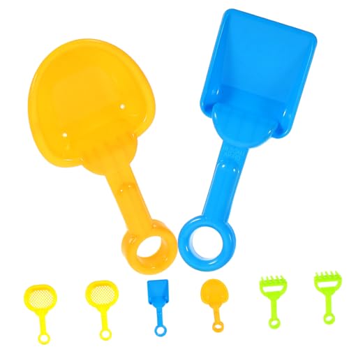 Kisangel 8 Stück Strandspielzeugschaufel Strandschaufel Sandschaufeln Kinderspielzeug Strandschaufel für Kinderschaufeln aus Kunststoff Sand Plastik Zufällige Farbe von Kisangel