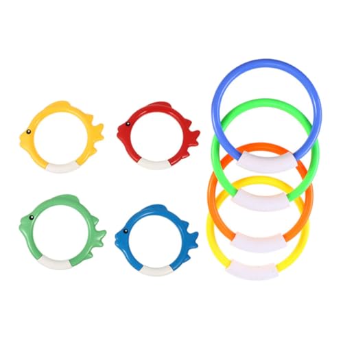 Kisangel 8 Stück Tauchring Schwimmen Tauchbecken Schlauchboote Für Schwimmbecken Unterwasser-schwimmbecken- Wasserspielzeug Für Plastik Zufällige Farbe Kisangel 8 Stück Tauchring Schwimmen Tauchbecken Schlauchboote Für Schwimmbecken Unterwasser-schwimmbecken- Wasserspielzeug Für Plastik Zufällige Farbe von Kisangel