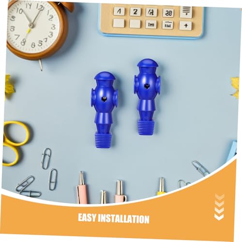 Kisangel 8 Stück Teiliges Foosball Ersatzspieler aus Robustem Resin Einfache Montage Langlebige Tischfußball Figuren für Bar Büro und Zuhause Optimiert für Reibungslosen Spielablauf von Kisangel