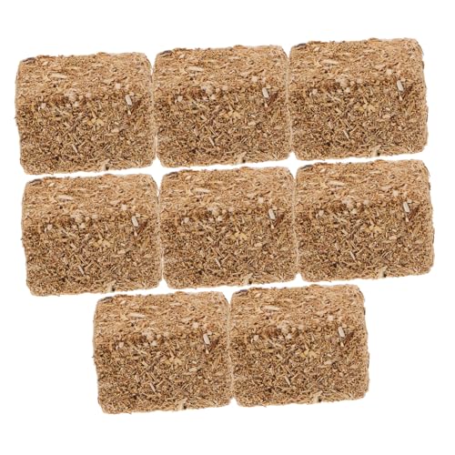 Kisangel 8 Stück Teiliges Heuhaufen Modell Rustikale DIY Gartendeko für Herbst Szene Layout Bauernhof Puppenhaus Deko von Kisangel