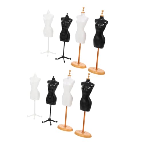 Kisangel 8 Stück Teiliges Mini Puppen schaufensterpuppen Kunststoff Stabiler Modellständer für Puppenkleider Schmuck und Anzüge Platzsparend Leicht zu Reinigen für Puppenhaus Schlafzimmer Kisangel 8 Stück Teiliges Mini Puppen schaufensterpuppen Kunststoff Stabiler Modellständer für Puppenkleider Schmuck und Anzüge Platzsparend Leicht zu Reinigen für Puppenhaus Schlafzimmer von Kisangel