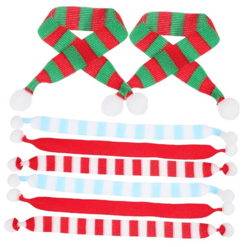 Kisangel 8 Stück Teiliges Mini Weihnachtsschal aus Dekorative Puppenzubehör Vielseitige Weihnachtsdeko für Flaschen Festliche Tisch und Fensterschmuck Handgefertigt Langlebig und Kompakt Kisangel 8 Stück Teiliges Mini Weihnachtsschal aus Dekorative Puppenzubehör Vielseitige Weihnachtsdeko für Flaschen Festliche Tisch und Fensterschmuck Handgefertigt Langlebig und Kompakt von Kisangel