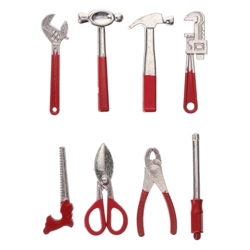Kisangel 8 Stück Teiliges Miniatur Werkzeugset für Puppenhaus Dekoration Mini Hammer und Schraubenschlüssel für Rollenspiele und DIY Szenen Hochwertiges Zubehör für Sammler und Puppenhaus Kisangel 8 Stück Teiliges Miniatur Werkzeugset für Puppenhaus Dekoration Mini Hammer und Schraubenschlüssel für Rollenspiele und DIY Szenen Hochwertiges Zubehör für Sammler und Puppenhaus von Kisangel