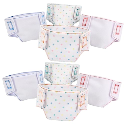 Kisangel 8 Stück Teiliges Puppenunterwäsche für Puppen Realistische Süße Unterhosen für Puppen Zubehör für Kreatives und Puppenkleidung Zufälliger Stil DIY Projekte Kisangel 8 Stück Teiliges Puppenunterwäsche für Puppen Realistische Süße Unterhosen für Puppen Zubehör für Kreatives und Puppenkleidung Zufälliger Stil DIY Projekte von Kisangel