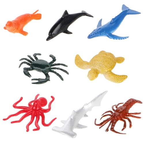 Kisangel 8 Stück Teiliges Realistische Meerestiere Spielfiguren aus Hochwertigem Detaillierte Ozeanische Tiermodelle für Pädagogisch Wertvolles und Dekoration für Meeres themenpartys Kisangel 8 Stück Teiliges Realistische Meerestiere Spielfiguren aus Hochwertigem Detaillierte Ozeanische Tiermodelle für Pädagogisch Wertvolles und Dekoration für Meeres themenpartys von Kisangel