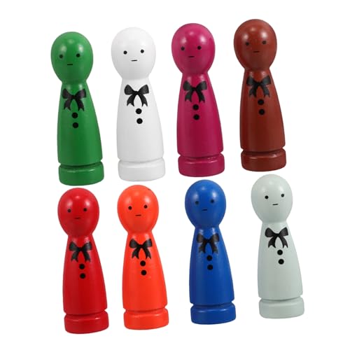 Kisangel 8 Stück Teiliges Set Holzfiguren für Puppenhaus Sicheres Glattes Material für Kreatives Spiel Fördert Koordination und Soziale Fähigkeiten Bunte Designs Kisangel 8 Stück Teiliges Set Holzfiguren für Puppenhaus Sicheres Glattes Material für Kreatives Spiel Fördert Koordination und Soziale Fähigkeiten Bunte Designs von Kisangel