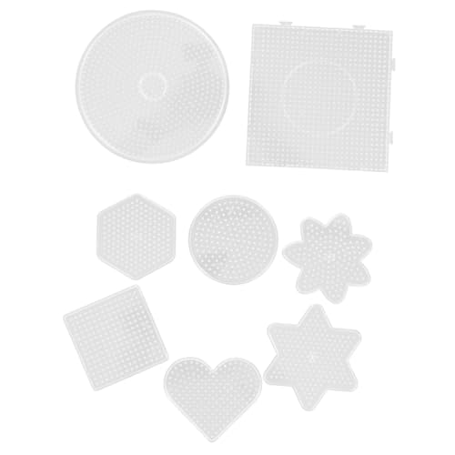 Kisangel 8 Stück Teiliges Steckbrett mit Runden Quadratischen Sechseckigen und Stern schablonen für Bügelperlen DIY Bastelvorlagen Transparent Geeignet für Bastelprojekte Kisangel 8 Stück Teiliges Steckbrett mit Runden Quadratischen Sechseckigen und Stern schablonen für Bügelperlen DIY Bastelvorlagen Transparent Geeignet für Bastelprojekte von Kisangel