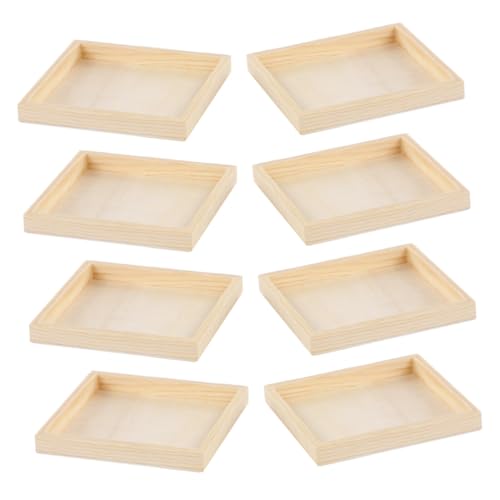 Kisangel 8 Stück Teiliges Unlackierte Holz Puzzletabletts für Würfel Unfertige Holztabletts zum Sortieren und Organisieren von Puzzles Tragbares Design zur Räumlicher Vorstellungskraft bei Kisangel 8 Stück Teiliges Unlackierte Holz Puzzletabletts für Würfel Unfertige Holztabletts zum Sortieren und Organisieren von Puzzles Tragbares Design zur Räumlicher Vorstellungskraft bei von Kisangel