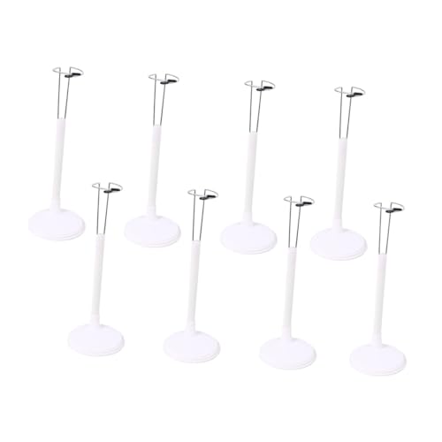 Kisangel 8 Stück Teiliges Weiß Verstellbare Puppenhalter für Verschiedene Robustes Doll Support Rack für Puppenhaus Zubehör und Puppenzubehör zur Präsentation und Organisation Kisangel 8 Stück Teiliges Weiß Verstellbare Puppenhalter für Verschiedene Robustes Doll Support Rack für Puppenhaus Zubehör und Puppenzubehör zur Präsentation und Organisation von Kisangel