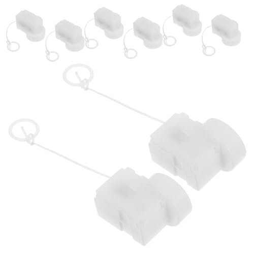 Kisangel 8 Stück Teiliges Weißer Single-Wheel Zugseilmotor für Plüschtiere DIY Vibrationsmotor Kit Vielseitig Einsetzbar für Spielzeugreparatur Bastelprojekte und Interaktives Spiel von Kisangel