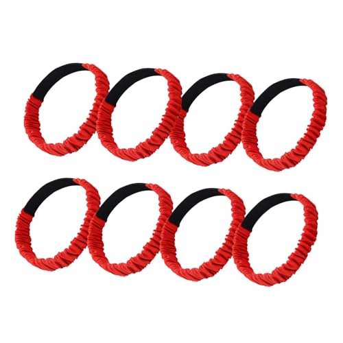 Kisangel 8 Stück Zwei-Personen-Dreibeingurt 3-leg-Spiel für Rennbandspiel Dreibeiniges Rennen für Drei-Leg-Riemen Beinbefestigte Krawatten Bands Stativ 210d Oxford-Stoff rot von Kisangel