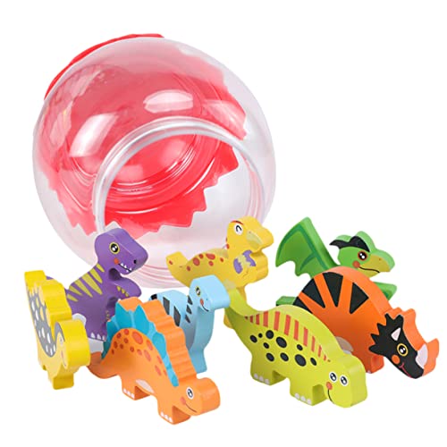 Kisangel 8 Stück hölzernes Dinosaurierspielzeug kinderspielzeug pädagogisches Dinosaurier-Modellspielzeug Bambus Kisangel 8 Stück hölzernes Dinosaurierspielzeug kinderspielzeug pädagogisches Dinosaurier-Modellspielzeug Bambus von Kisangel