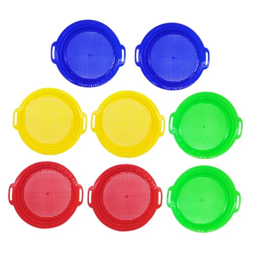 Kisangel 8-Teiliges Set Sandsiebschaufel sandspielzeug strandspielzeug Sand Sifter Sandfilter sandspielzeug Set Strandsandsifter Sandsieb für den Strand Plastik Kisangel 8-Teiliges Set Sandsiebschaufel sandspielzeug strandspielzeug Sand Sifter Sandfilter sandspielzeug Set Strandsandsifter Sandsieb für den Strand Plastik von Kisangel