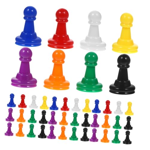 Kisangel 80 Spielsteine Bunte Plastiksteine ​​Für Schach Und Brettspiele – Ersatz Tischmarker Für Kleine Spielfiguren Zum Partyschachspielen von Kisangel