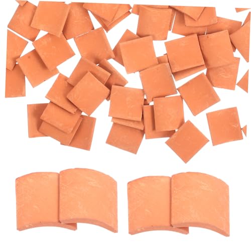 Kisangel 80 Stück Maßstab Realistische Simulierte Dachziegel für DIY Sandtisch Mikrolandschaft Puppenhaus Langlebige BAU und Dekorationsmodelle Kisangel 80 Stück Maßstab Realistische Simulierte Dachziegel für DIY Sandtisch Mikrolandschaft Puppenhaus Langlebige BAU und Dekorationsmodelle von Kisangel