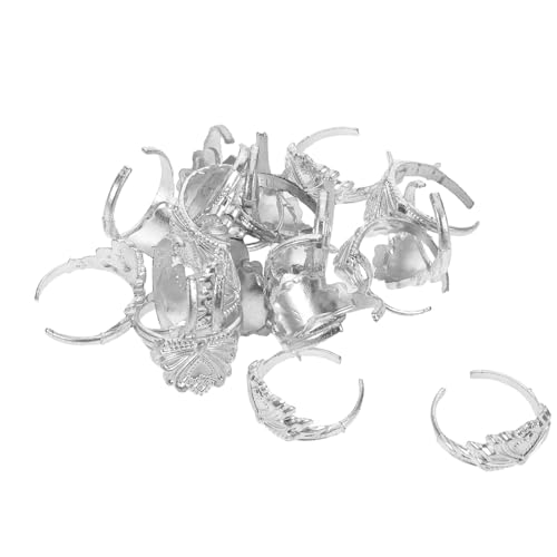Kisangel 80 Stück Miniatur-Königin-Puppen-Anziehkrone, Puppenhaus-Miniatur-Tiara aus Kunststoff, Kopfbedeckung für Puppen, Anziehschmuck, Haarschmuck von Kisangel