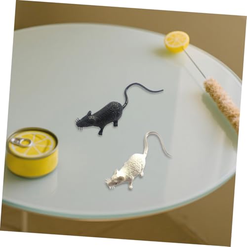 Kisangel 80 Stück Simulierte Mausdekoration Mini- Ornament Simulierte -Wohnkultur lebensechtes Mäusespielzeug Figur Mini- Figur PVC Kisangel 80 Stück Simulierte Mausdekoration Mini- Ornament Simulierte -Wohnkultur lebensechtes Mäusespielzeug Figur Mini- Figur PVC von Kisangel