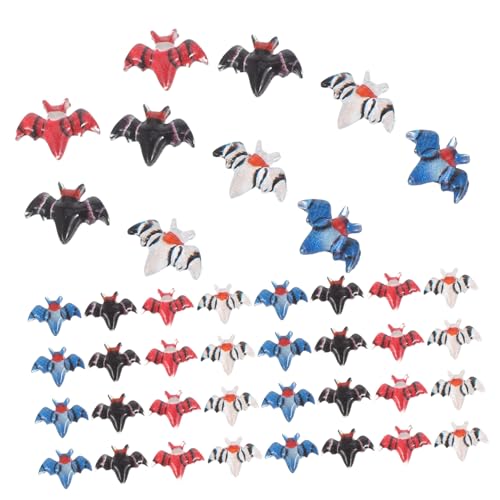 Kisangel 80stücke Miniatur-Halloween-fledermäuse Gruselige Harz-Ornamente Mikro-Dekoration Für Heimwerker Bastelbedarf Scrapbooking-Accessoires Kisangel 80stücke Miniatur-Halloween-fledermäuse Gruselige Harz-Ornamente Mikro-Dekoration Für Heimwerker Bastelbedarf Scrapbooking-Accessoires von Kisangel