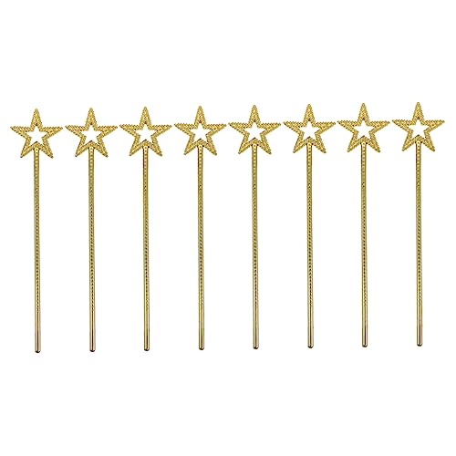 Kisangel 8Stücke Teiliges Feenstäbe Aus Kunststoff Goldene Sternform Für Geburtstagsfeiern Halloween Cosplay Und Bühnenshows Feenstabspielzeug Für Kleine Kisangel 8Stücke Teiliges Feenstäbe Aus Kunststoff Goldene Sternform Für Geburtstagsfeiern Halloween Cosplay Und Bühnenshows Feenstabspielzeug Für Kleine von Kisangel