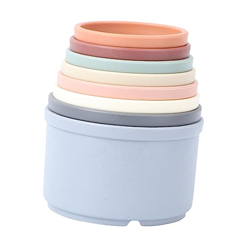 Kisangel 8Stücke Teiliges Stapelbecher für Badespielzeug mit Farbenfrohem Design für Badewanne und Strand Fördert Gedächtnis und Kreativität für Jungen und Ab Jahr Kisangel 8Stücke Teiliges Stapelbecher für Badespielzeug mit Farbenfrohem Design für Badewanne und Strand Fördert Gedächtnis und Kreativität für Jungen und Ab Jahr von Kisangel