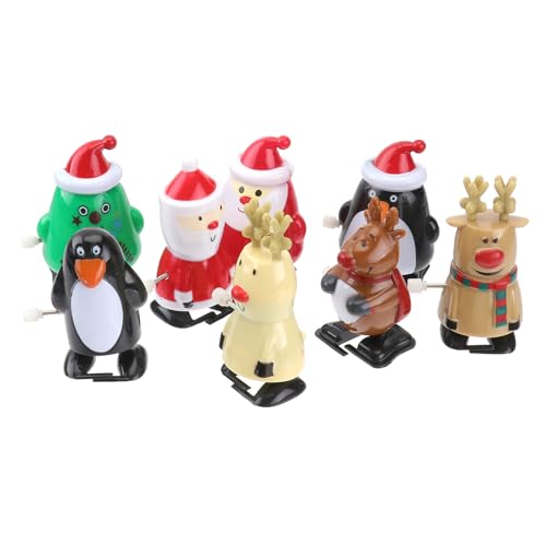Kisangel 8er-Pack Weihnachts-aufziehspielzeuge für Kinder, Lustige, Lern-aufziehspielzeuge für Kinderpartys, Gemischte Stile, Partygeschenke Kisangel 8er-Pack Weihnachts-aufziehspielzeuge für Kinder, Lustige, Lern-aufziehspielzeuge für Kinderpartys, Gemischte Stile, Partygeschenke von Kisangel