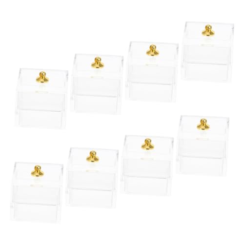 Kisangel 8er-Packung Süßigkeiten-displaybox Mädchen Miniaturmodelle Puppenhausdekor Mini-hausdekoration Zubehör Für Puppenhäuser Mini House Prop Mini-hausdekor-Accessoire Plastik Kisangel 8er-Packung Süßigkeiten-displaybox Mädchen Miniaturmodelle Puppenhausdekor Mini-hausdekoration Zubehör Für Puppenhäuser Mini House Prop Mini-hausdekor-Accessoire Plastik von Kisangel